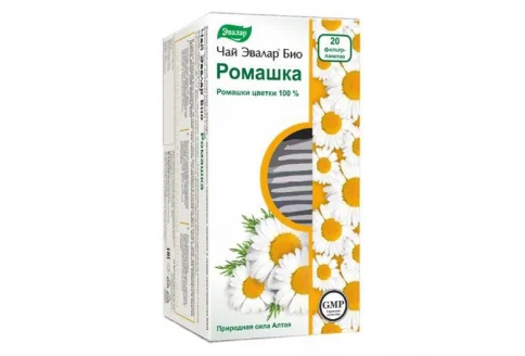 Чай Эвалар Био 1,5г №20 ромашка