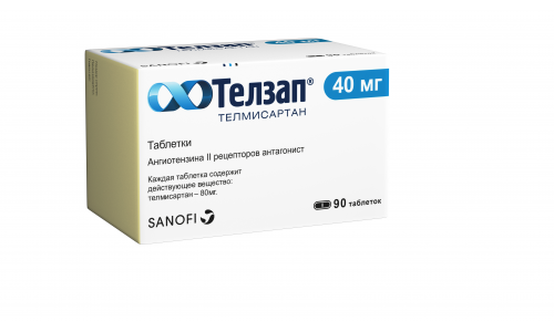 Телзап, таблетки 40мг №90