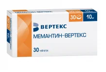 Мемантин Вертекс, таблетки ппо 10мг №30