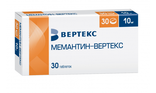 Мемантин Вертекс, таблетки ппо 10мг №30