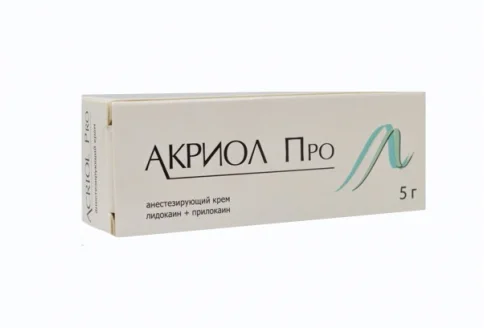 Акриол Про, крем для мест и наруж примен 2,5%+2,5% 5г