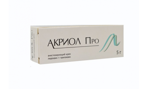 Акриол Про, крем для мест и наруж примен 2,5%+2,5% 5г