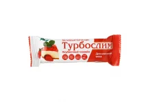 Турбослим батончик белковый для похудения 50г клубничный чизкейк