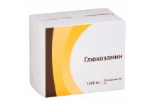 Глюкозамин, порошок для раствора для внутр 1500мг №20
