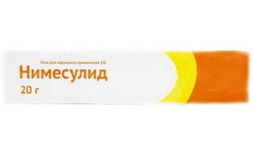 Нимесулид, гель для наружн примен 1% 20г