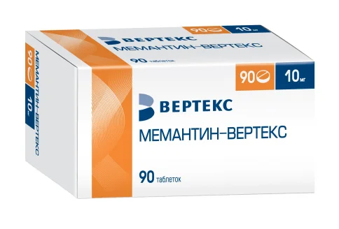 Мемантин Вертекс, таблетки ппо 10мг №90