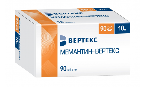 Мемантин Вертекс, таблетки ппо 10мг №90