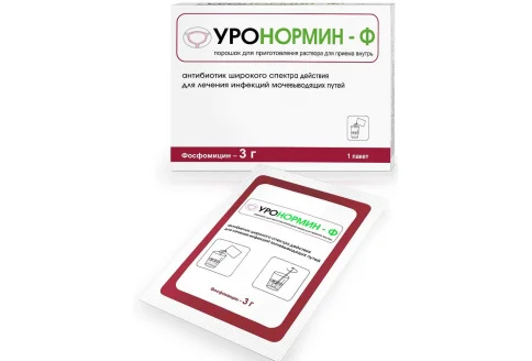 Уронормин-Ф, порошок для раствора для внутр 3г №1