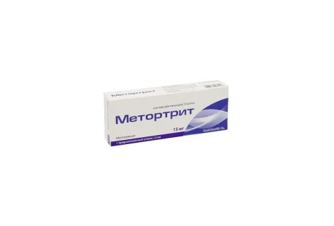 Метортрит, раствор для ин 10мг/мл шпр с игл 1,5мл №1
