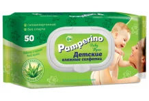 Памперино салфетки влаж для детей №50 алоэ вера