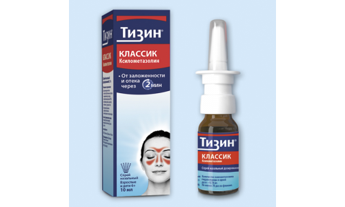 Тизин Классик, спрей наз доз 0,1% 10мл (60доз) фото 6
