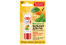 Фитокосметик Народные Рецепты бальзам для губ 4,5г мятно-апельсиновый фреш