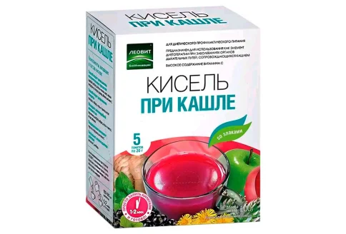 Леовит кисель диетический пак 20г №5 при кашле
