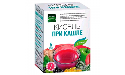 Леовит кисель диетический пак 20г №5 при кашле