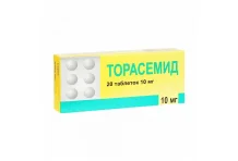 Торасемид, таблетки 10мг №20
