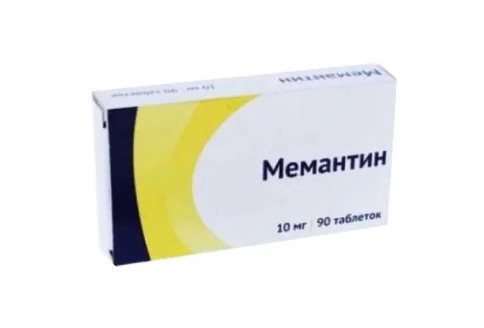 Мемантин, таблетки ппо 10мг №90