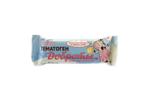 Гематоген-Витатека плитка 40г детский доброты