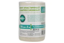 Клинса бинт эласт ВР 3мX10см с застежками