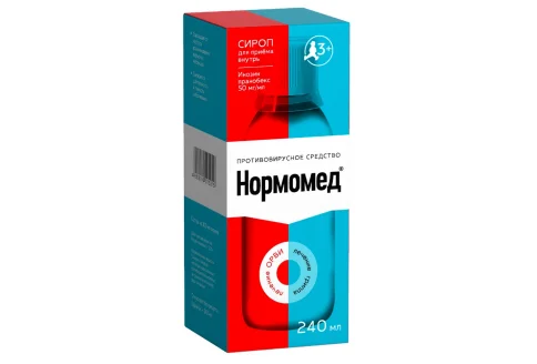 Нормомед, сироп 50мг/мл 240мл