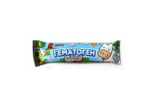 Гематоген Форте С Кокосом, 40Г