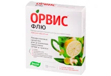 Орвис Флю, порошок для раствора для внутреннего применения Лимон и Имбирь №10
