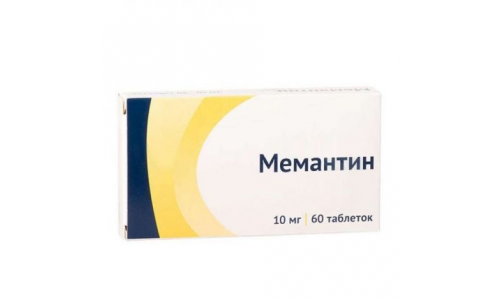 Мемантин, таблетки ппо 10мг №60