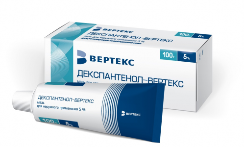 Декспантенол Вертекс, мазь для наруж примен 5% 100г