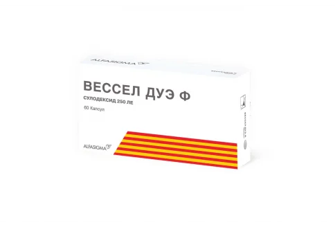 Вессел Дуэ Ф, капсулы 250ЕД №60