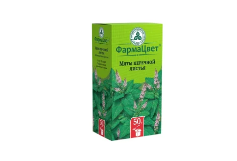 Мята Перечная листья, пачка 50г