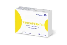 ТЕЛСАРТАН H, таблетки 40МГ+12,5МГ №28