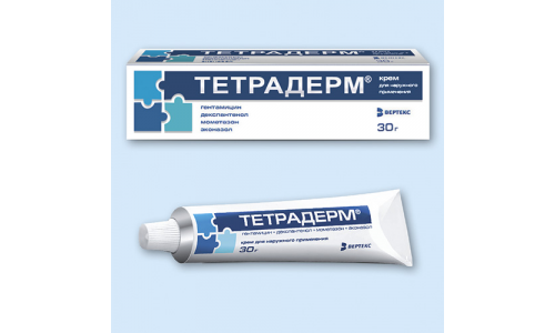 Тетрадерм, крем для наруж примен 15г
