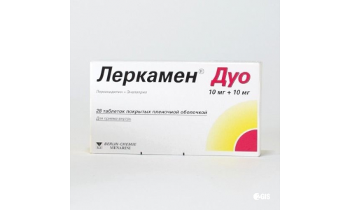Леркамен Дуо таб ппо 10мг+10мг №28