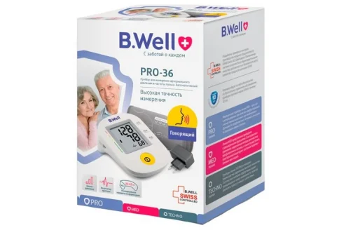 B.Well Pro-36 тонометр автомат говорящий с адаптером