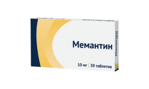 Мемантин, таблетки ппо 10мг №30