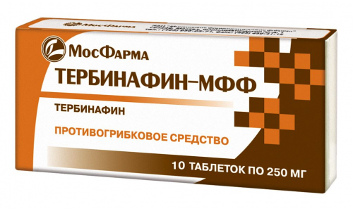 Тербинафин МФФ, таблетки 250мг №10