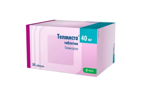 Телмиста, таблетки 40мг №84