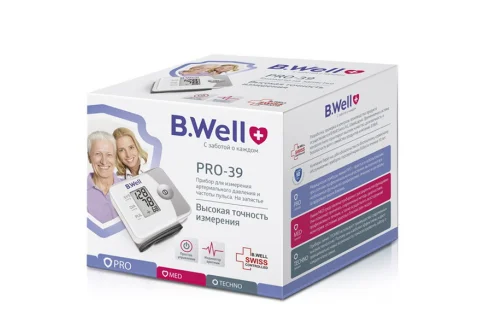 B.Well Pro-39 тонометр автомат на запястье