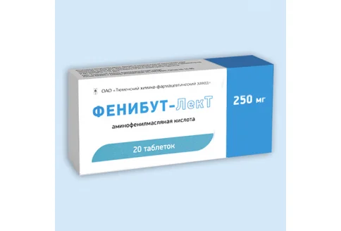 Фенибут-ЛекТ, таблетки 250мг №20