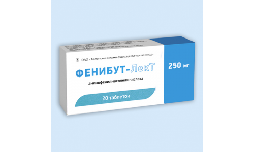 Фенибут-ЛекТ, таблетки 250мг №20