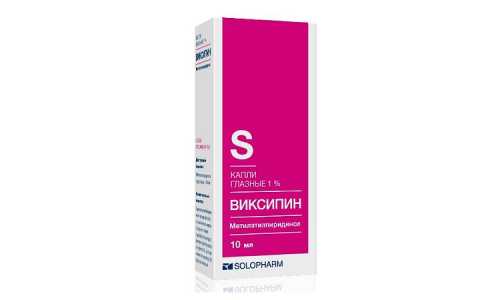 Виксипин, капли глазн 1% фл 10мл
