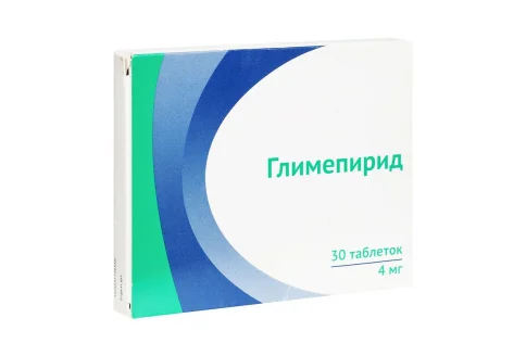 Глимепирид, таблетки 4мг №30