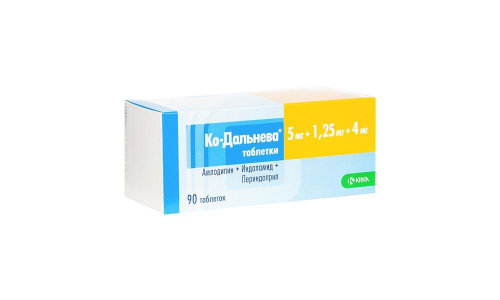 Ко-Дальнева, таблетки 5мг+1,25мг 4мг №90