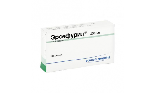 ЭРСЕФУРИЛ, КАПСУЛЫ 200МГ №28