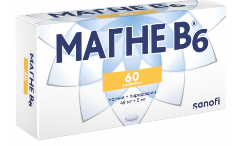 Магне В6, таблетки по №60