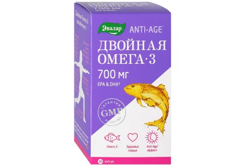 Анти-Эйдж Омега-3 Двойная №30
