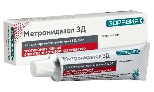 Метронидазол-ЗД, гель д/наружн примен 1% 30г фото 2