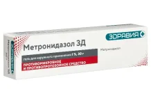 Метронидазол-ЗД, гель д/наружн примен 1% 30г