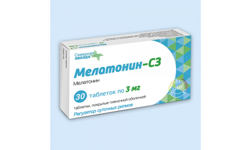 Мелатонин СЗ, таблетки ппо 3мг №30