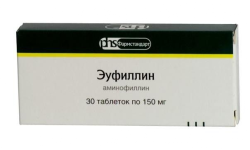 Эуфиллин, тбл 150мг №30