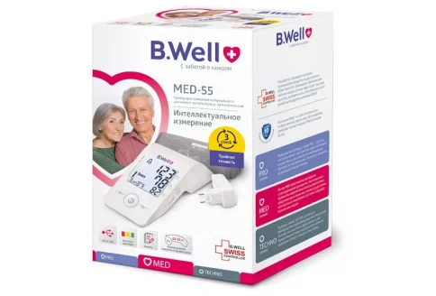 B.Well Med-55 тонометр автомат с адаптером